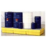 Bund Sump Spill Pallet 134-864 Without grid Yellow