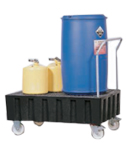 FSR 230Litre Mobile Sump Pallet PE Grid