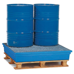 Bund/Sump Pallet 114-808 - With Galvanized Grid