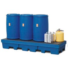 Bund/Sump Pallet 134-857 - Without Grid Blue