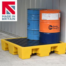 Ecosure 4 Drum Plastic Spill Pallet