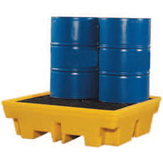 4 Drum Plastic Spill Pallet