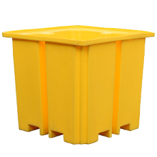 Ecosure IBC Bund Pallet - Space Saving - Yellow