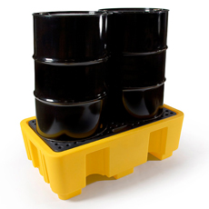 2 Drum Polyethylene Spill Pallet