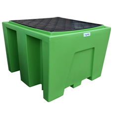 Ecosure IBC Bund Pallet - c/w removable grid