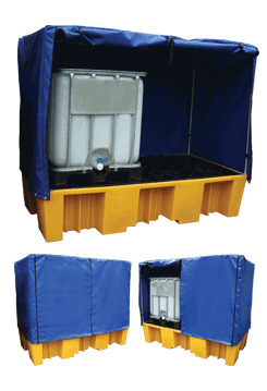 Ecosure Double IBC Bund Pallet - Yellow