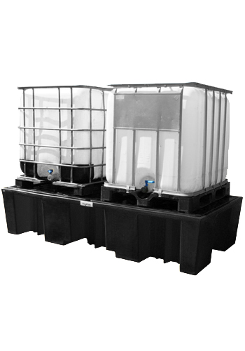 Ecosure Double IBC Bund Pallet - Black