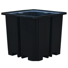 Ecosure IBC Bund Pallet - Space Saving - Black