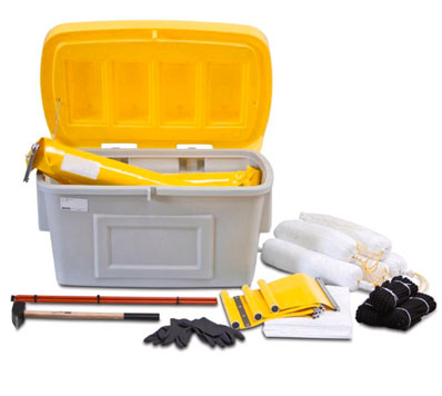 Oil Barrier Kit, 10 Metres, with Extensive Accessories