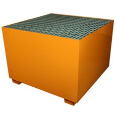 Single Steel IBC Bund - Orange